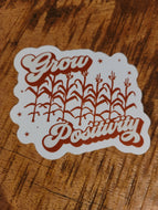 Grow Positivity Sticker