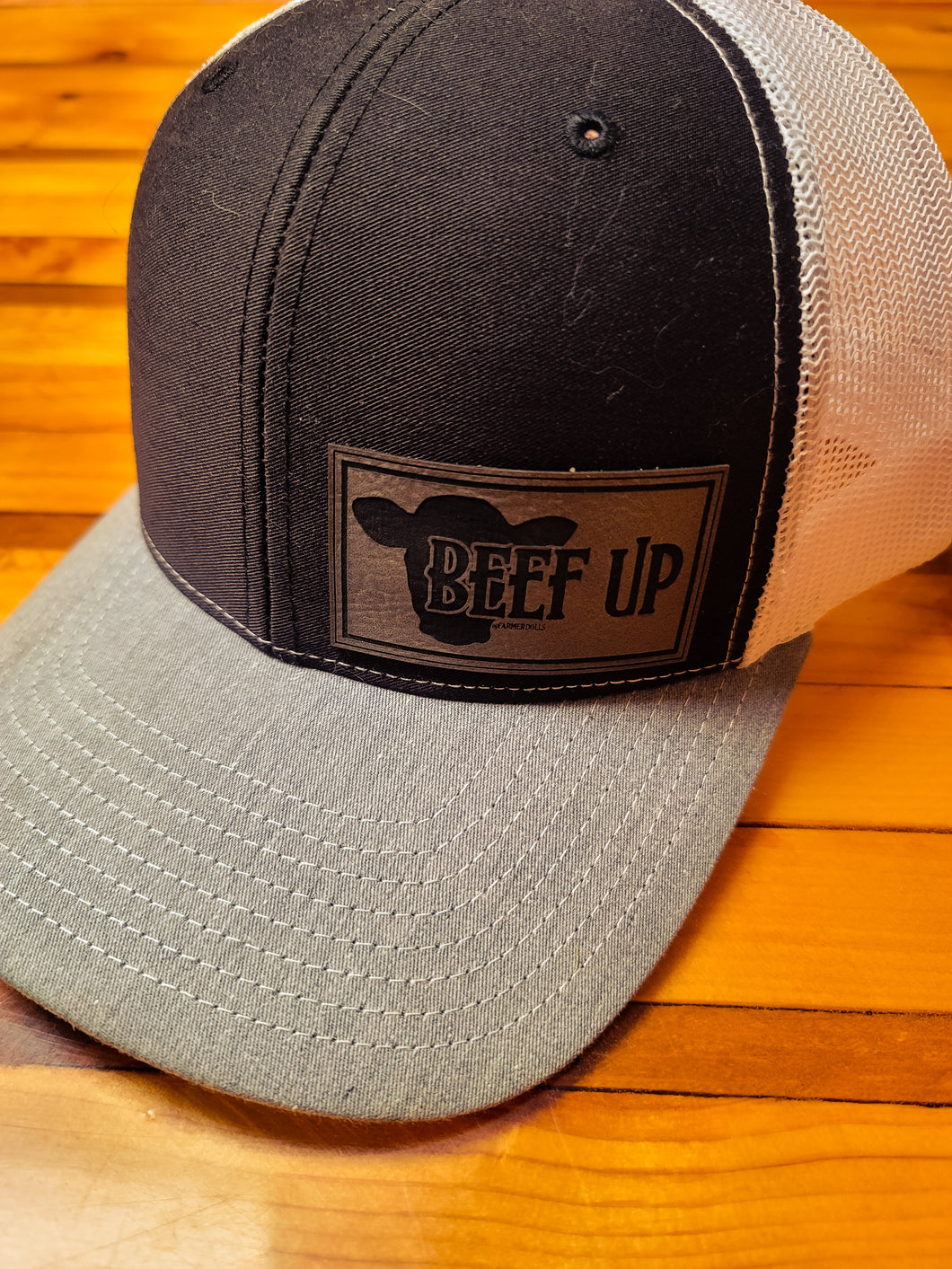 PRE- ORDER | Beef Up Rectangle Patch Trucker Hat