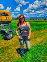 Load image into Gallery viewer, PRE-ORDER | &quot;Spread Positivity Amongst the Manure&quot; Charcoal Grey Tank
