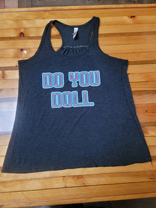 PRE-ORDER | "Do You Doll" Aztec Print Racer Back Tank